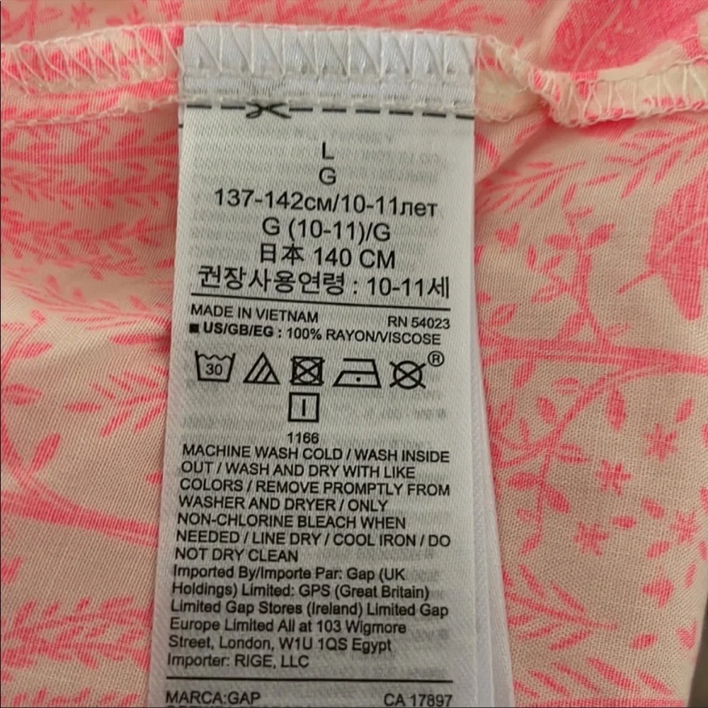 GAP x Sarah Jessica Parker unicorn blouse sz L NWT